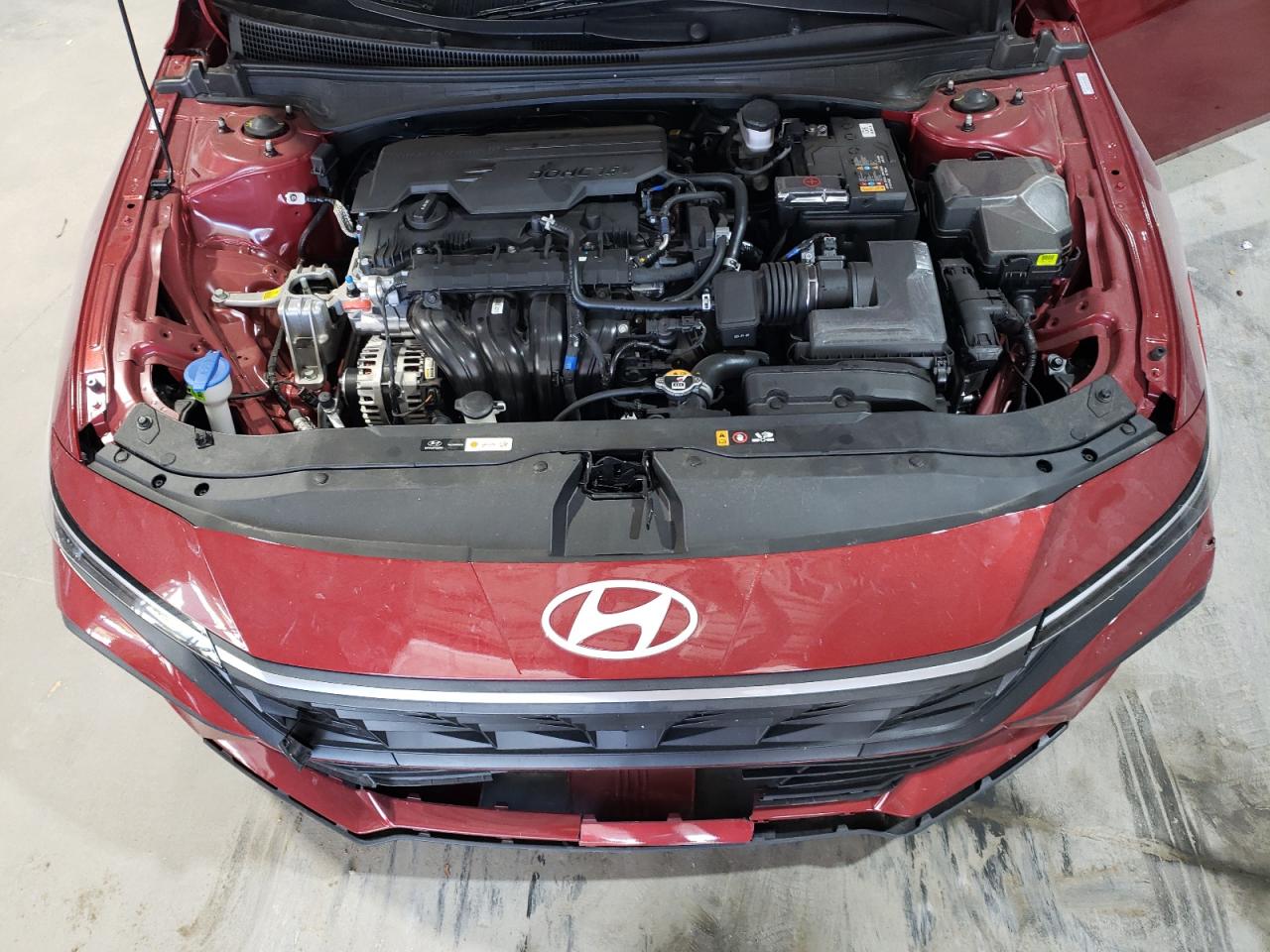 2024 Hyundai Elantra VIN KMHLM4DG4RU738286 Copart auction photo, front end / minor dent/scratches damage thumbnail 11