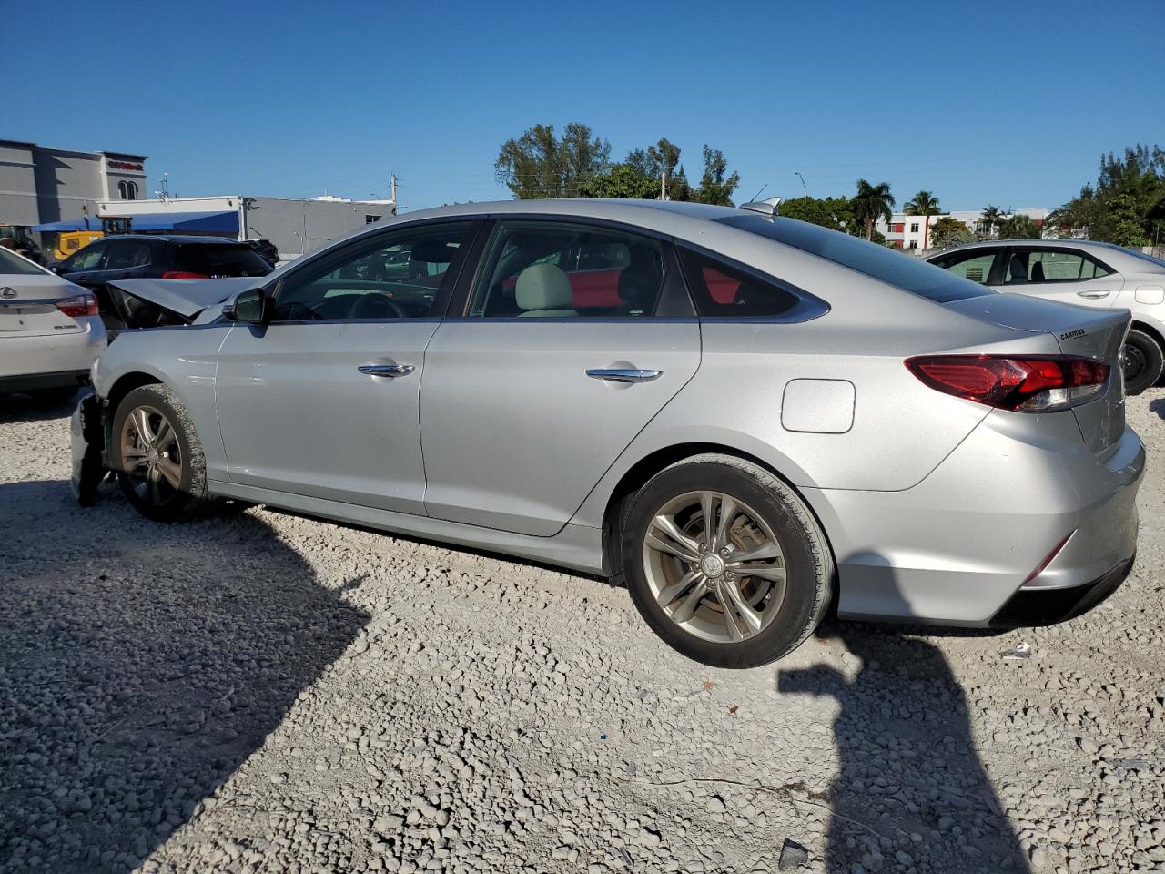 2018 Hyundai Sonata VIN 5NPE34AF2JH621977 Copart auction photo, front end damage thumbnail 2