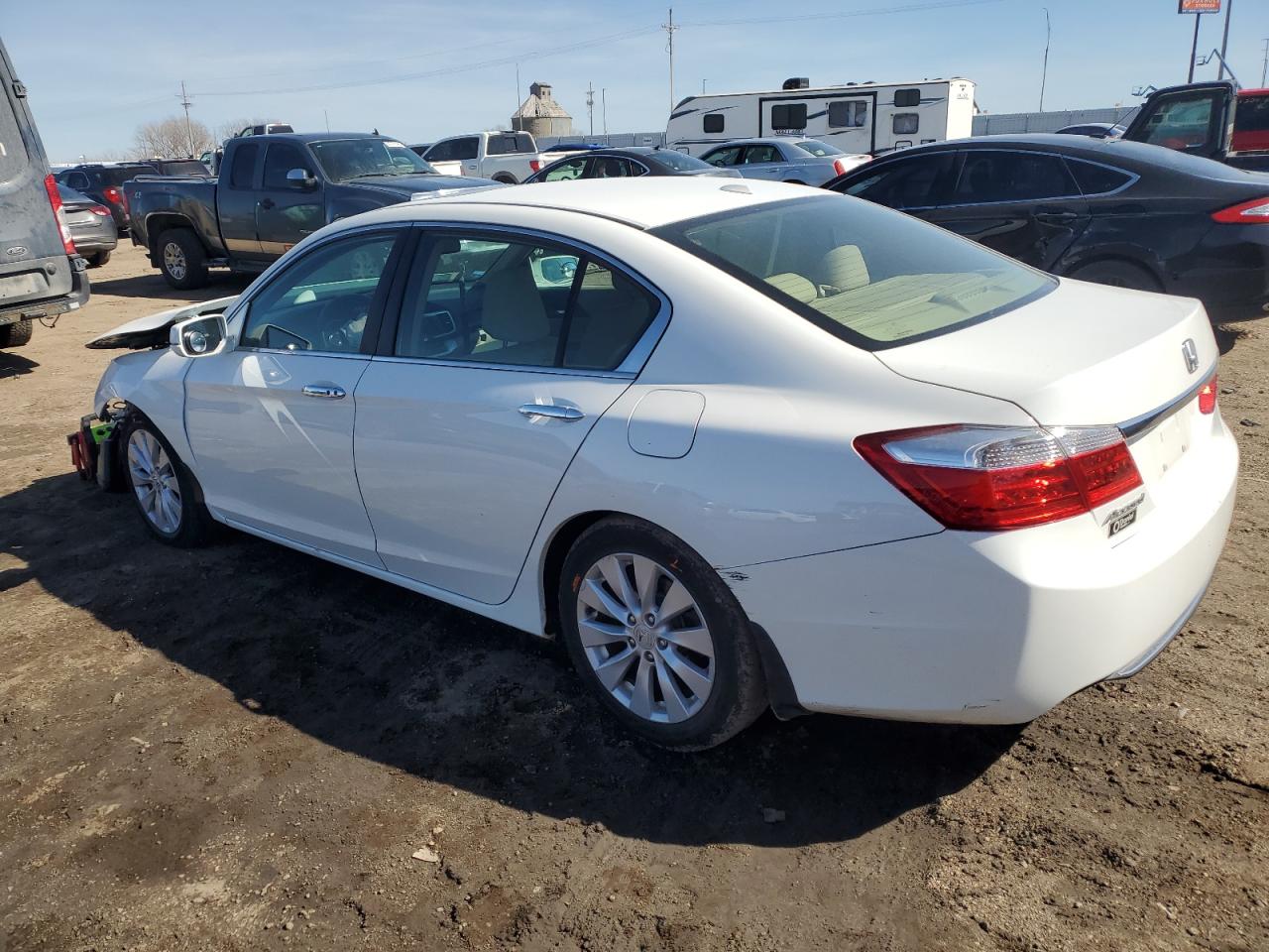 2013 Honda Accord VIN 1HGCR2F86DA190867 Copart auction photo, front end damage thumbnail 2
