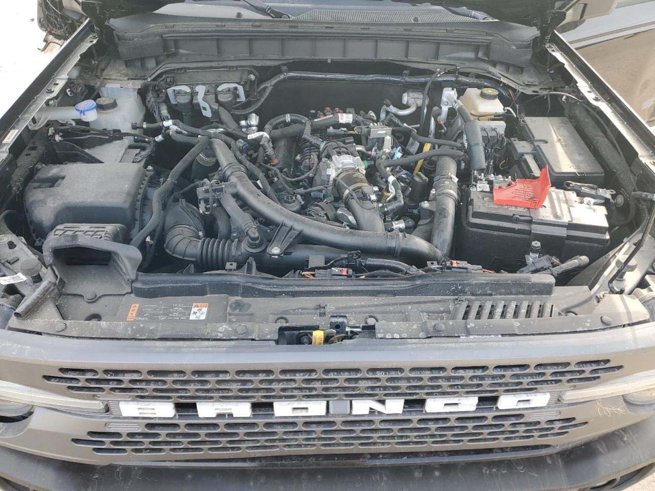2023 Ford Bronco VIN 1FMEE5DPXPLB03362 Copart auction photo, all over / undercarriage damage thumbnail 12