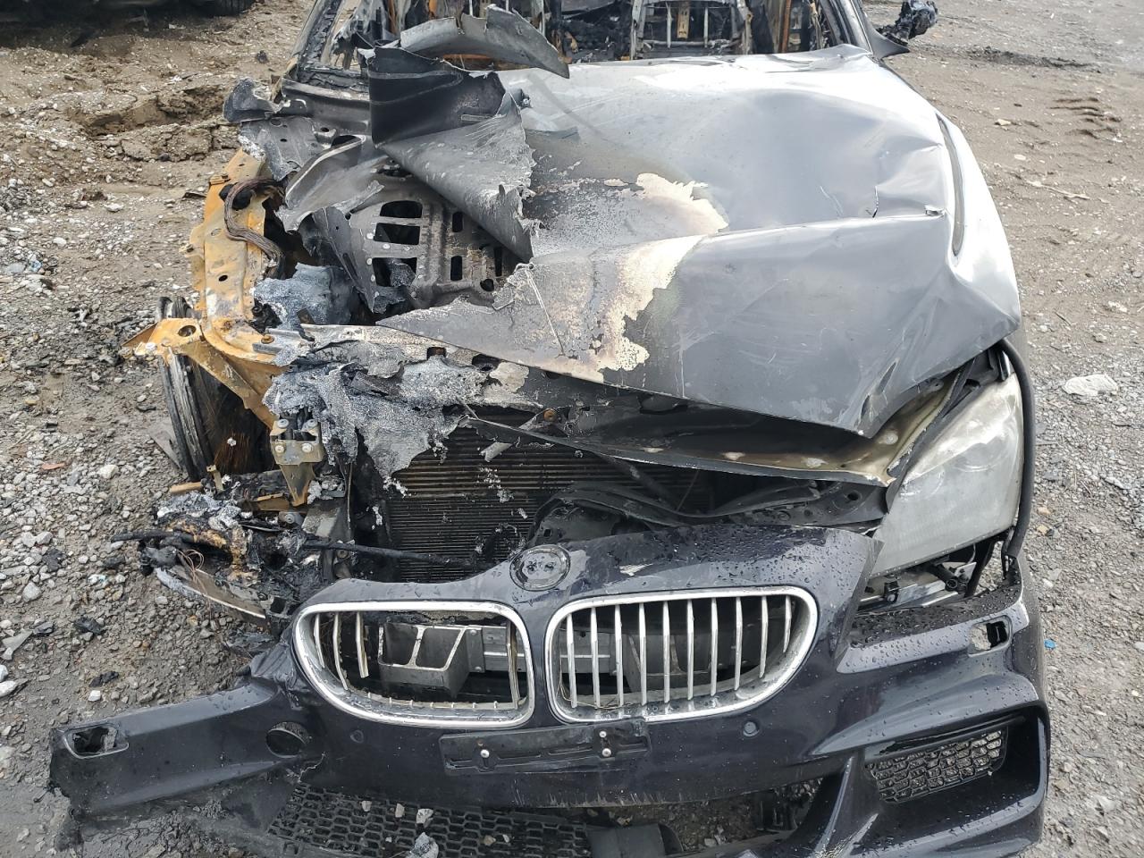2012 BMW 6er VIN WBALZ5C57CC619590 Copart auction photo, burn damage thumbnail 11