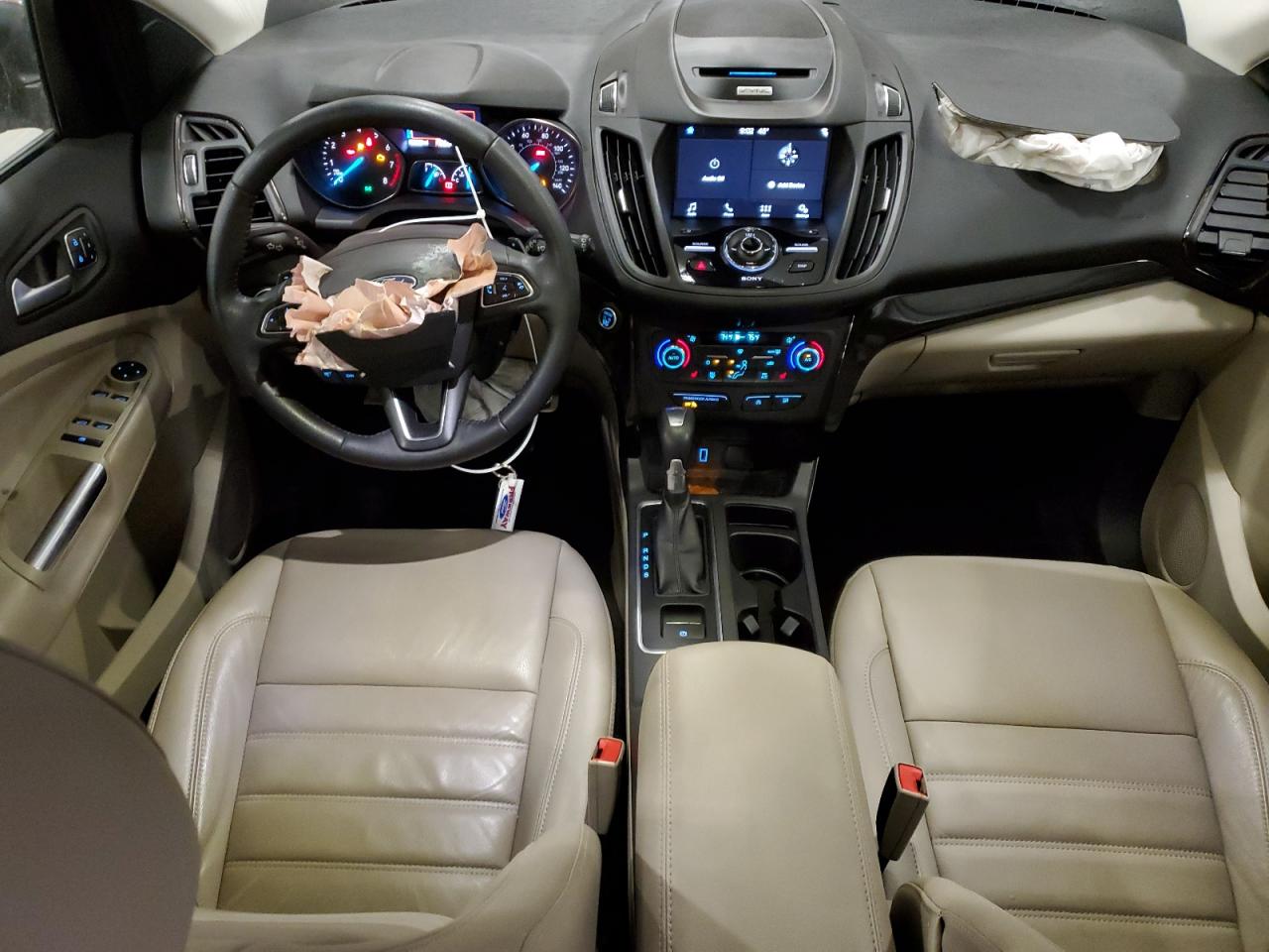 2017 Ford Escape VIN 1FMCU9JD8HUD20156 Copart auction photo, front end damage thumbnail 8