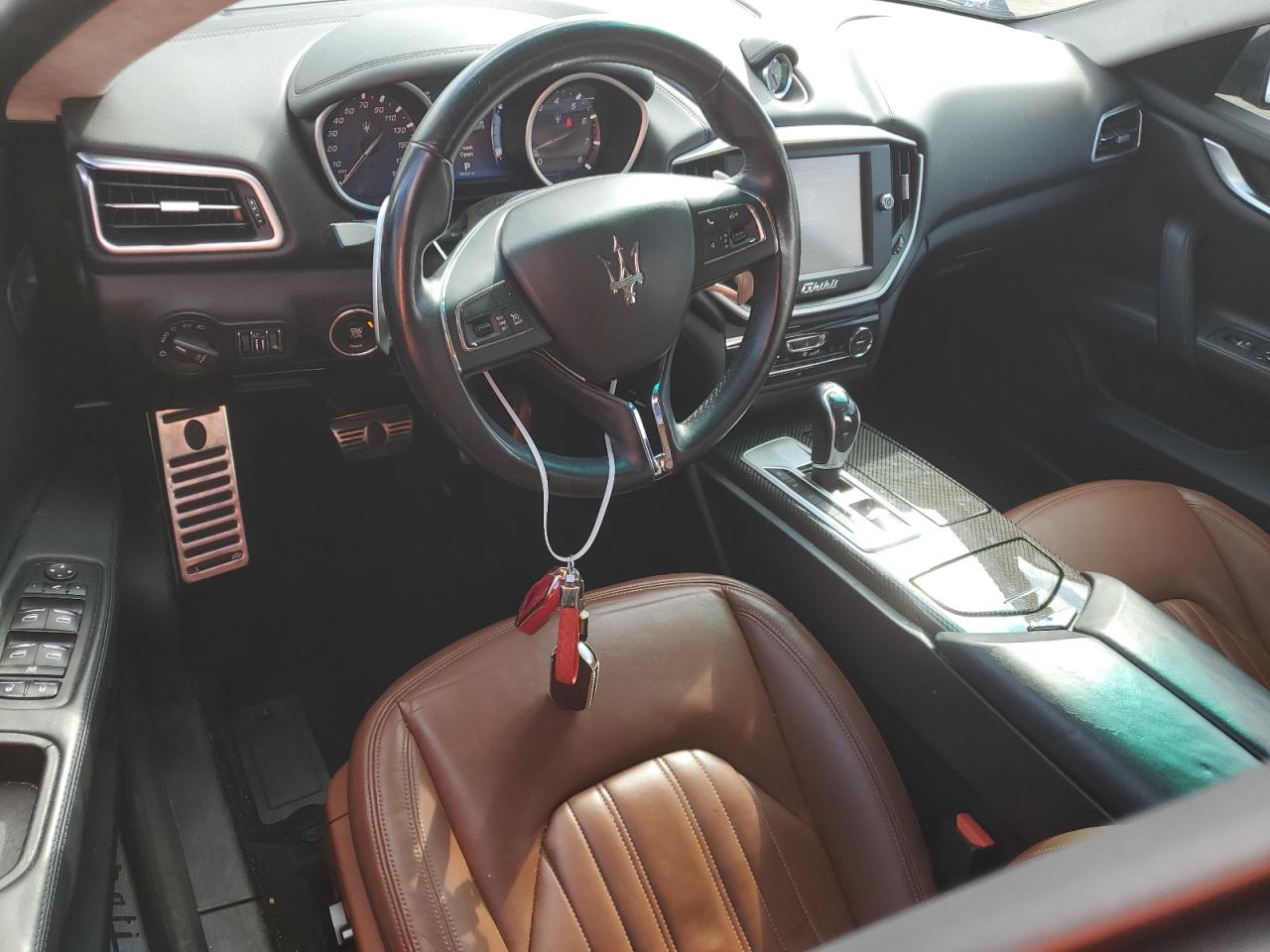2015 Maserati Ghibli VIN ZAM57RTA4F1143378 Copart auction photo, water/flood damage thumbnail 8