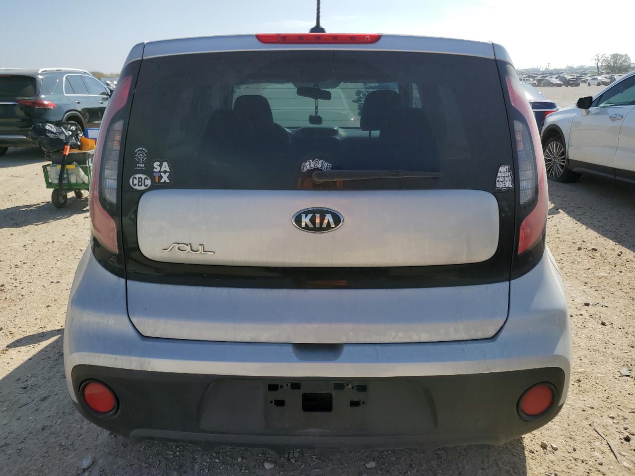 2017 KIA Soul VIN KNDJN2A23H7496206 Copart auction photo, front end / undercarriage damage thumbnail 6