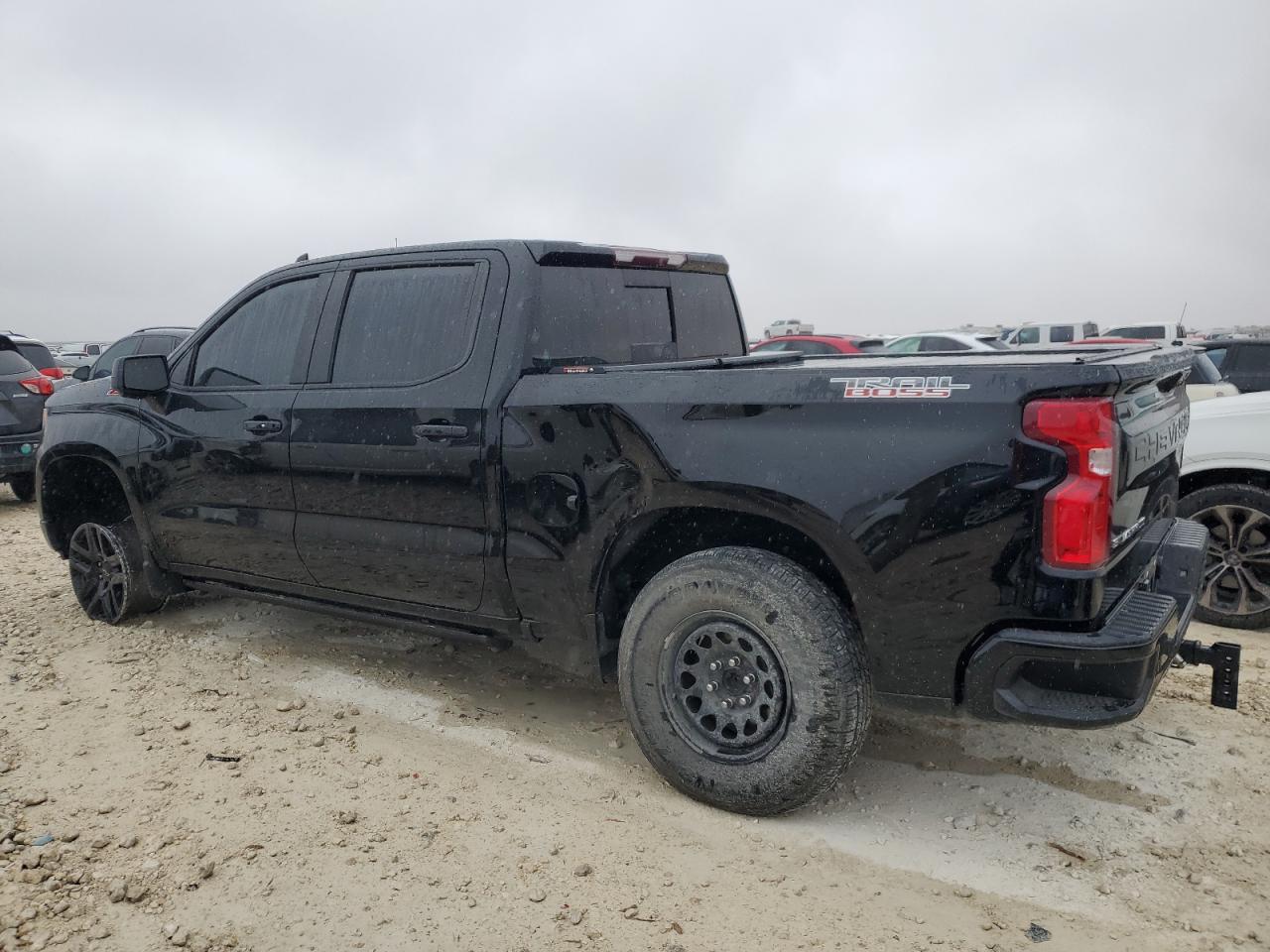 2022 Chevrolet Silverado VIN 3GCUDFET5NG654765 Copart auction photo, side / minor dent/scratches damage thumbnail 2
