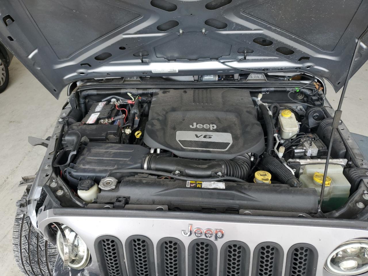 2016 Jeep Wrangler VIN 1C4BJWDG6GL243076 Copart auction photo, front end damage thumbnail 11