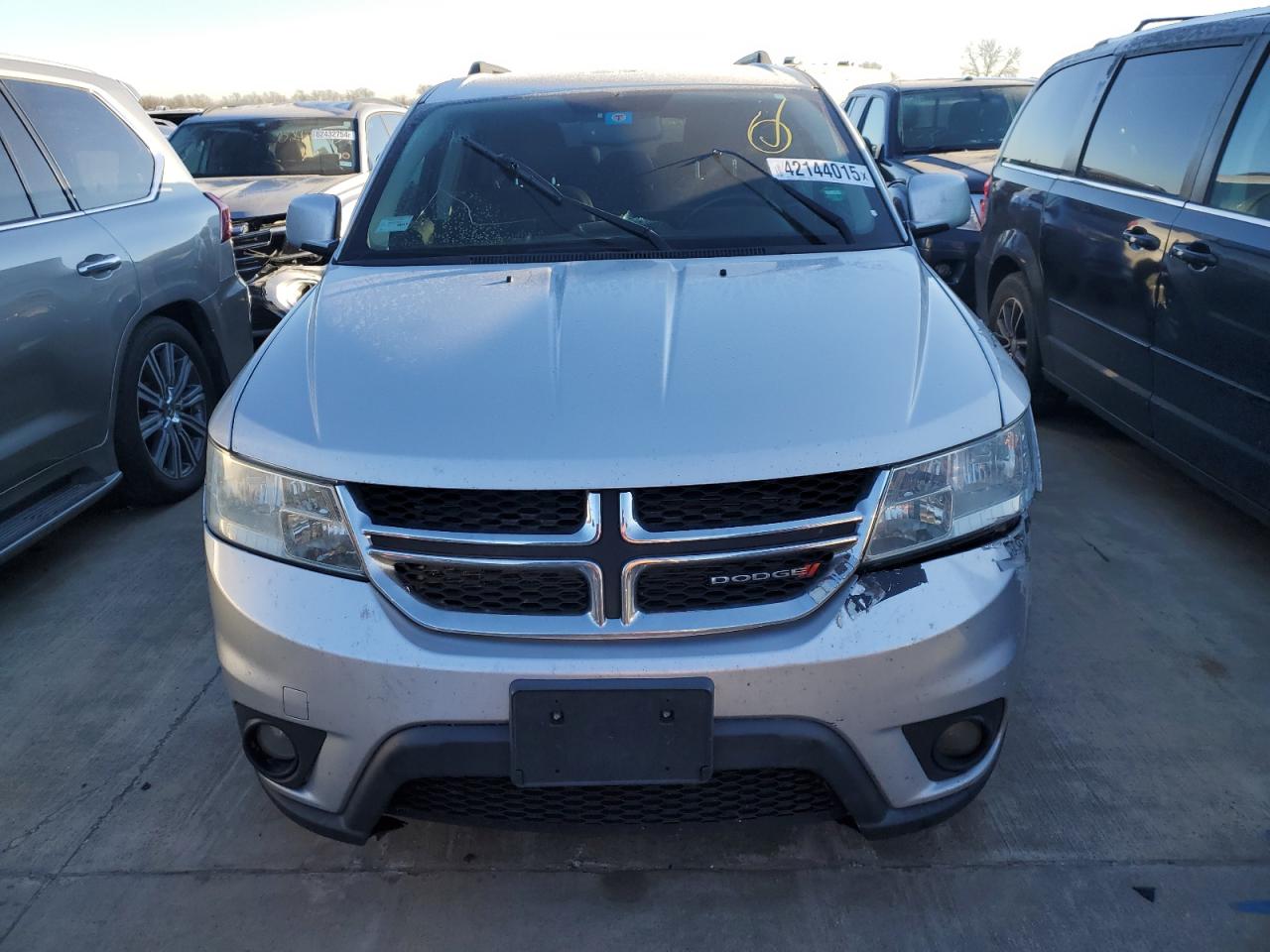 2013 Dodge Journey VIN 3C4PDCBG0DT680456 Copart auction photo, front end damage thumbnail 5