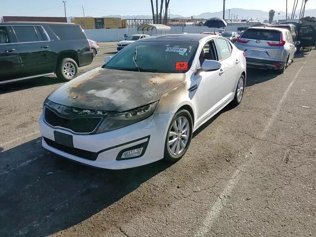 2014 KIA Optima VIN 5XXGN4A72EG279296 Copart auction photo, burn - engine / minor dent/scratches damage thumbnail 10