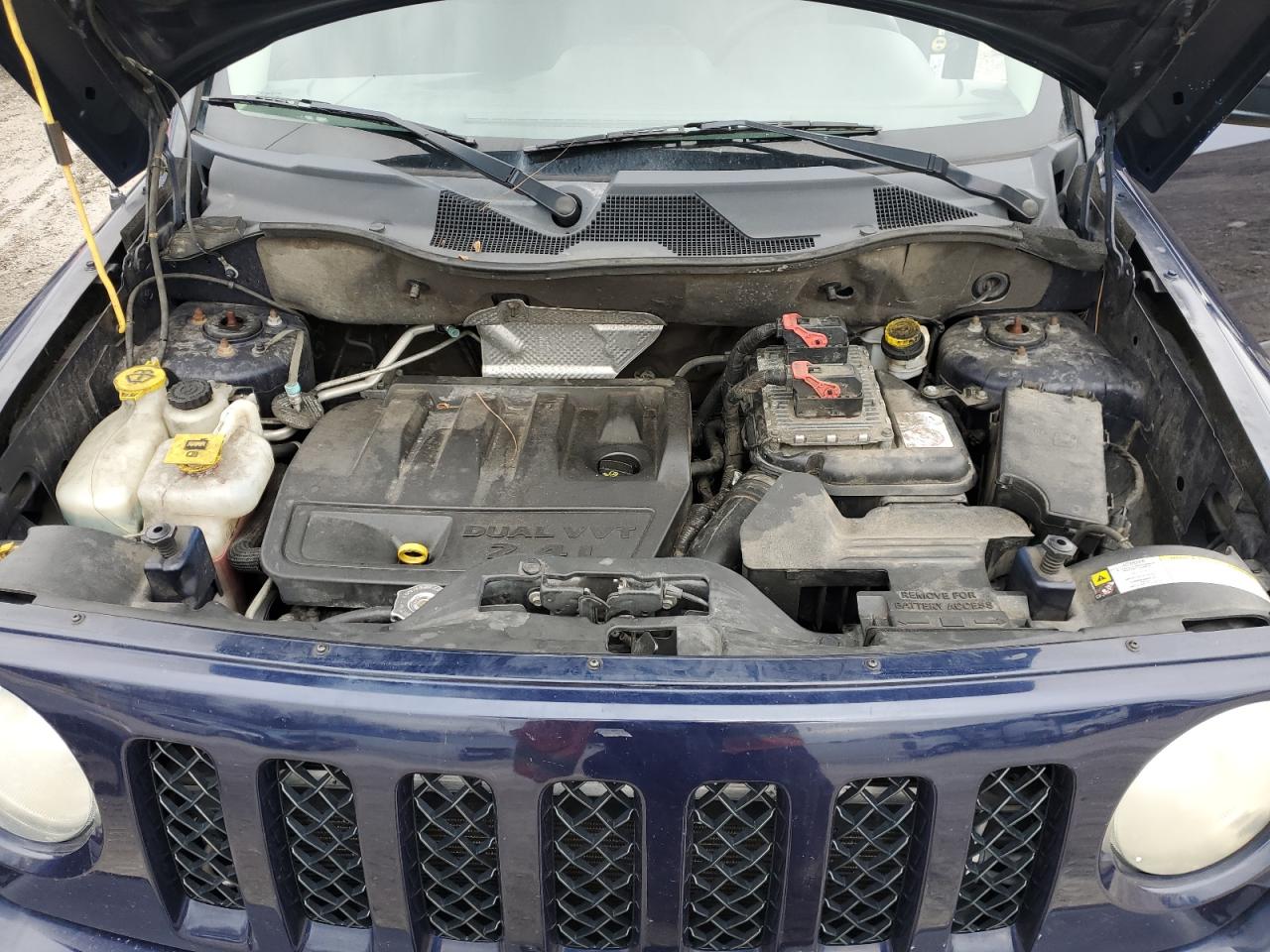 2013 Jeep Liberty (Patriot) VIN 1C4NJRBB6DD124777 Copart auction photo, front end / minor dent/scratches damage thumbnail 12