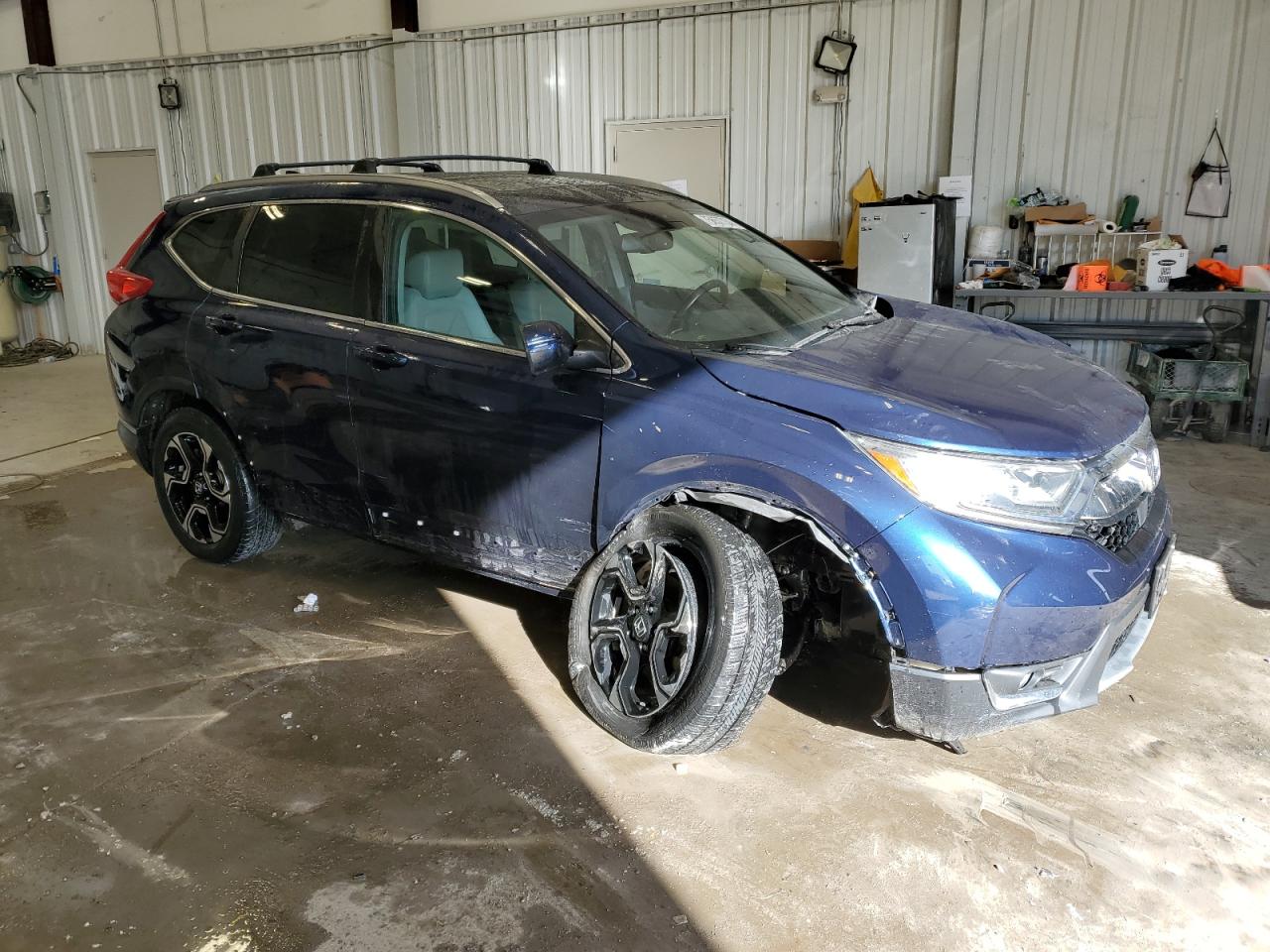 2018 Honda CR-V VIN 7FARW2H91JE026697 Copart auction photo, side damage thumbnail 4