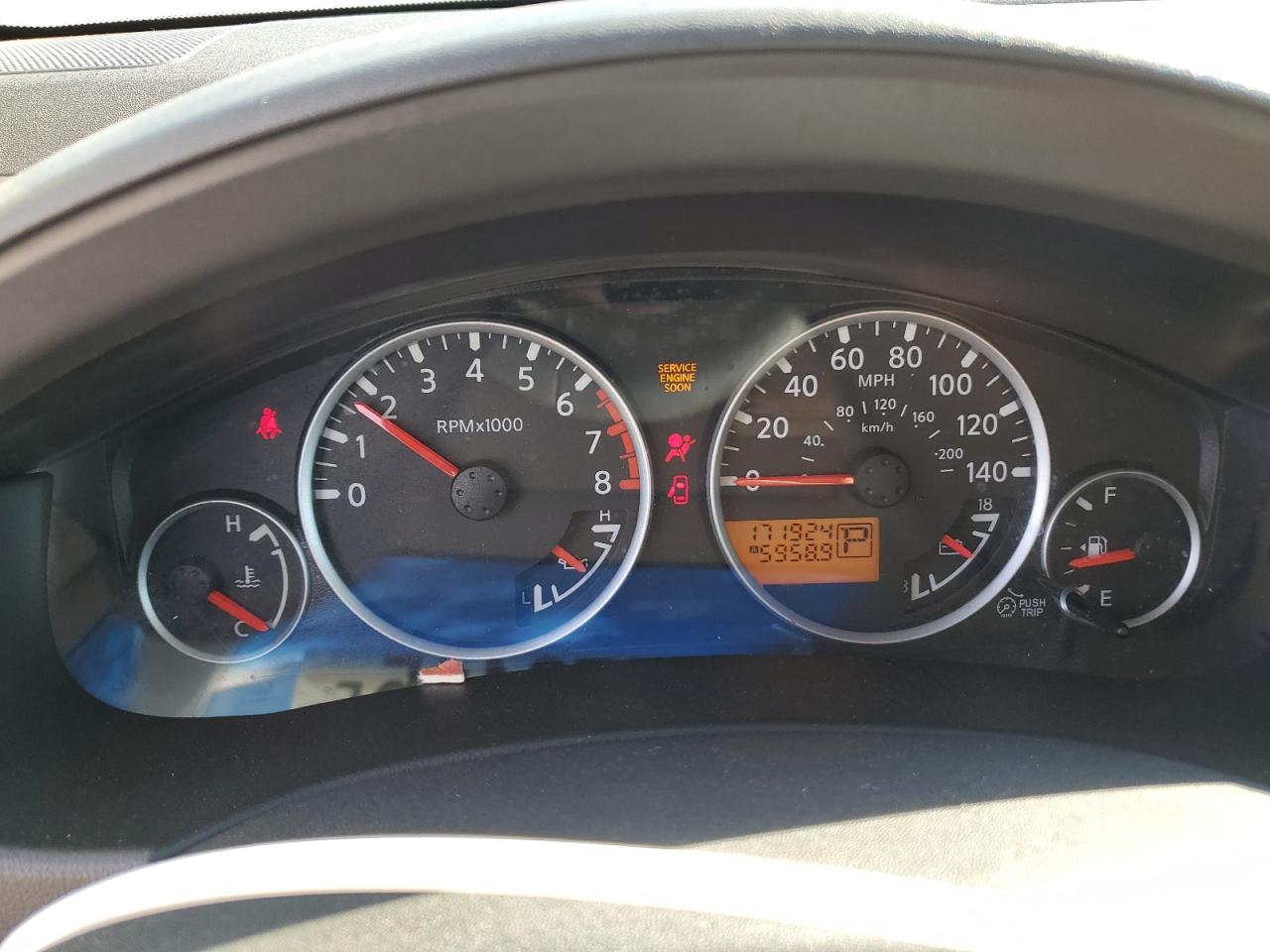 2008 Nissan Pathfinder VIN 5N1AR18U38C631838 Copart auction photo, front end damage thumbnail 9