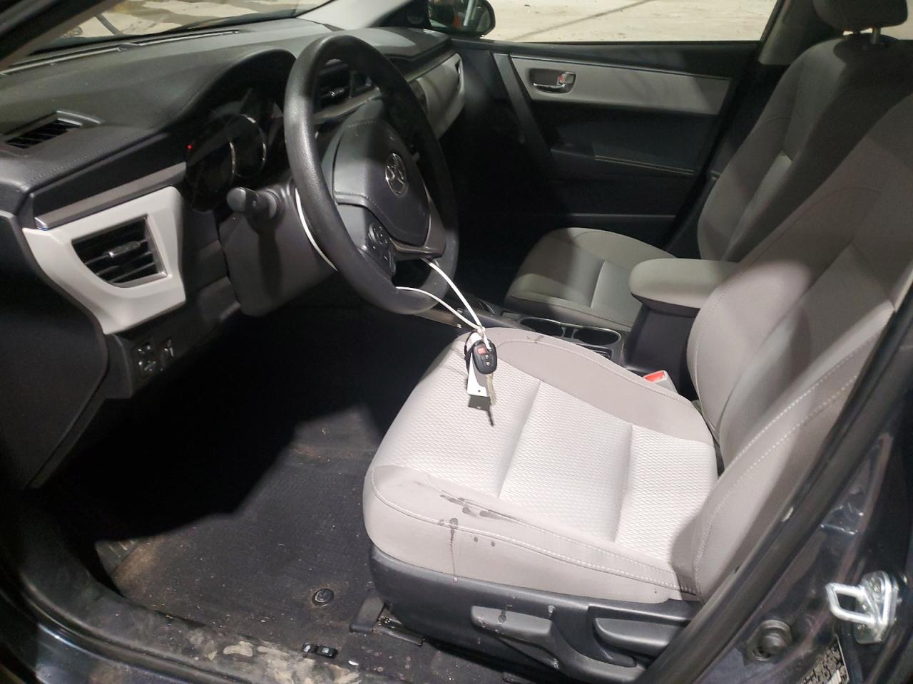 2015 Toyota Corolla VIN 2T1BURHE3FC298236 Copart auction photo, front end / top/roof damage thumbnail 7