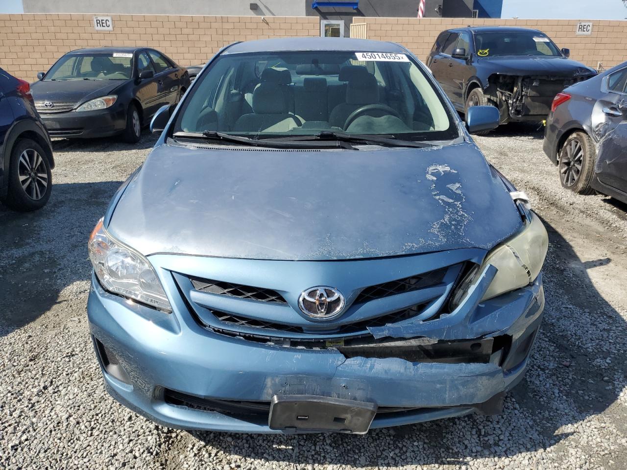 2012 Toyota Corolla VIN 5YFBU4EE2CP010211 Copart auction photo, front end / minor dent/scratches damage thumbnail 5