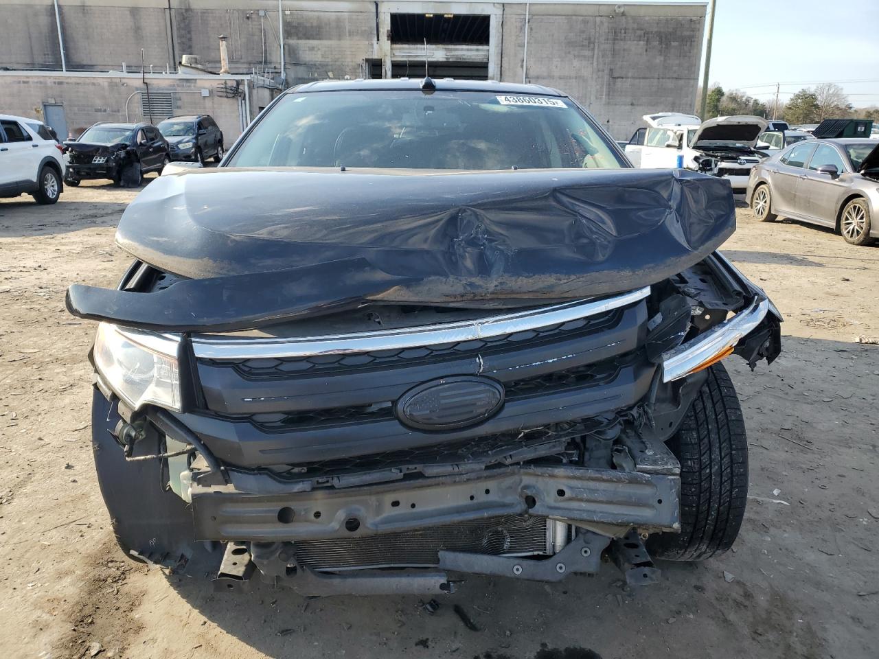 2013 Ford Edge VIN 2FMDK3GC7DBB16521 Copart auction photo, front end / rear end damage thumbnail 5