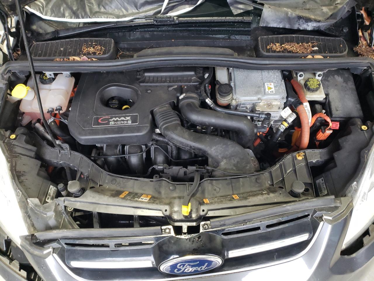 2015 Ford C-MAX VIN 1FADP5CU0FL110598 Copart auction photo, all over damage thumbnail 14