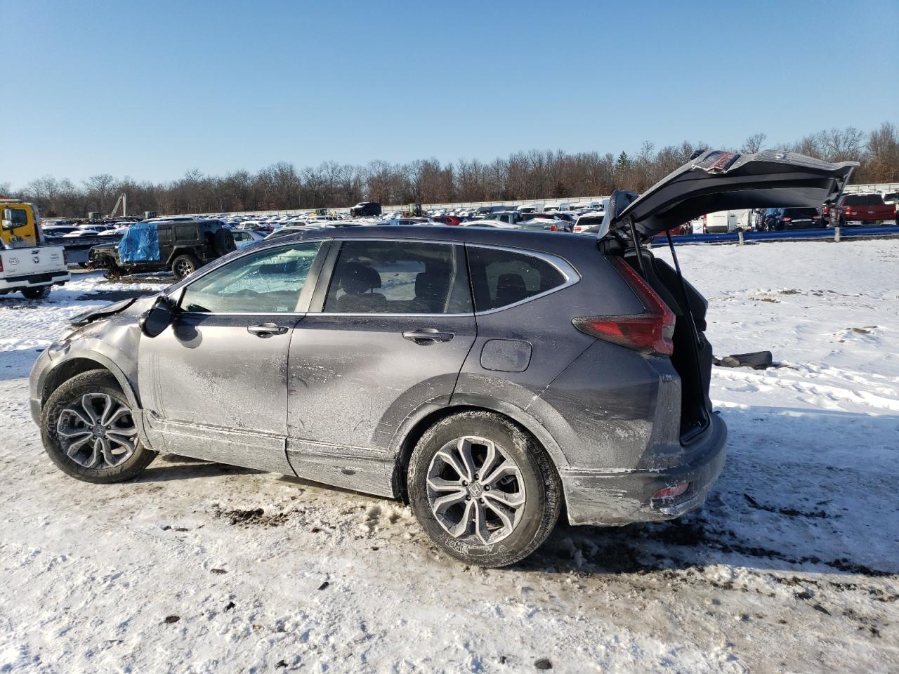 2021 Honda CR-V VIN 2HKRW2H58MH650706 Copart auction photo, rollover damage thumbnail 2