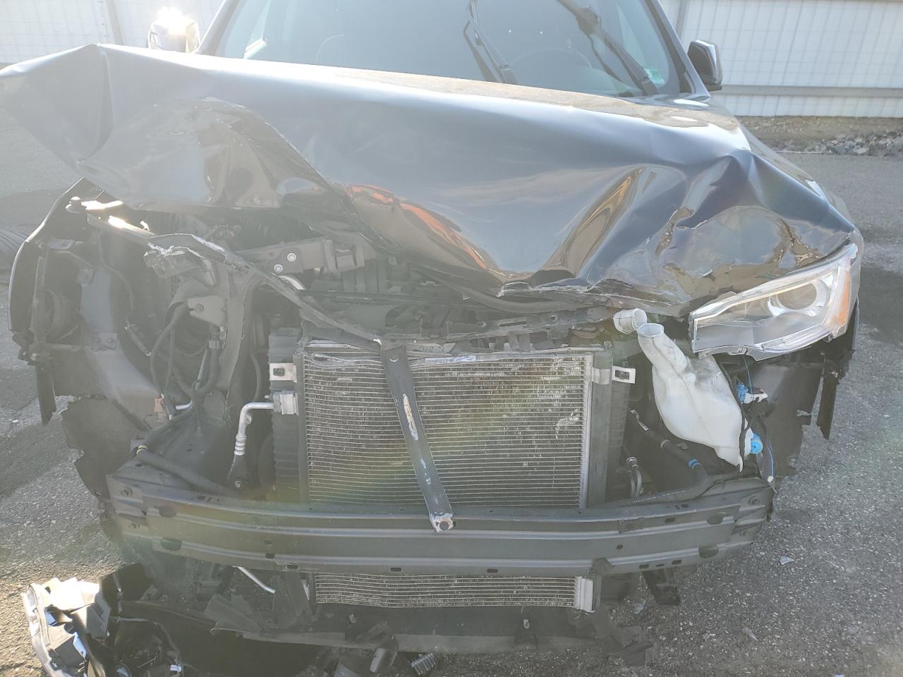 2018 GMC Acadia VIN 1GKKNSLS5JZ205267 Copart auction photo, front end damage thumbnail 12