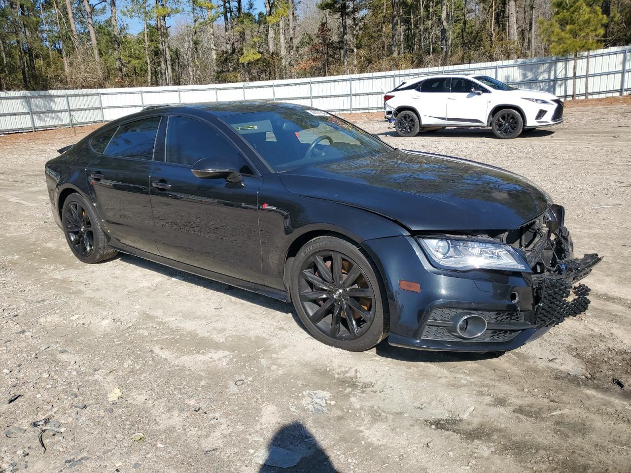 2014 Audi A7 VIN WAU2GBFC4EN113345 Copart auction photo, front end damage thumbnail 4