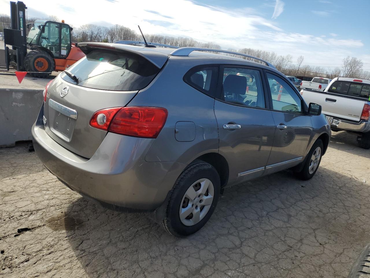 2015 Nissan Rogue VIN JN8AS5MT9FW151932 Copart auction photo, side damage thumbnail 3