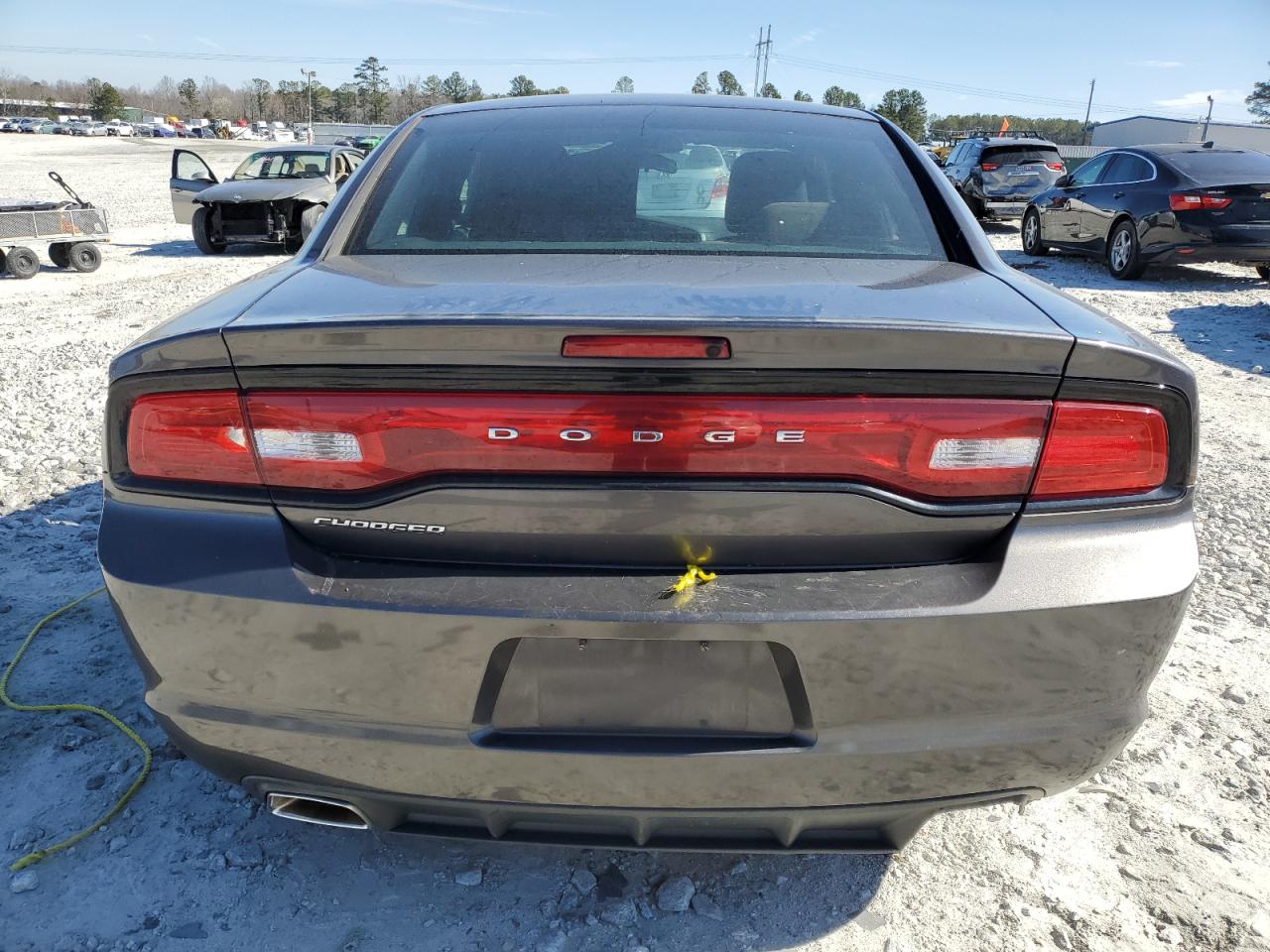 2014 Dodge Charger VIN 2C3CDXBG0EH284497 Copart auction photo, front end / side damage thumbnail 6