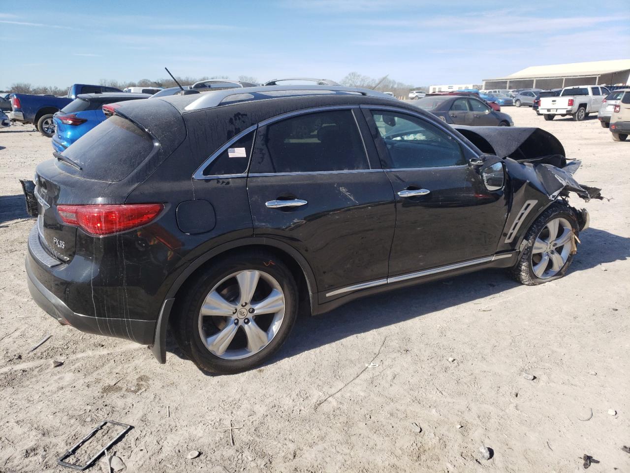 2010 Infiniti FX VIN JN8AS1MW3AM855308 Copart auction photo, front end / mechanical damage thumbnail 3