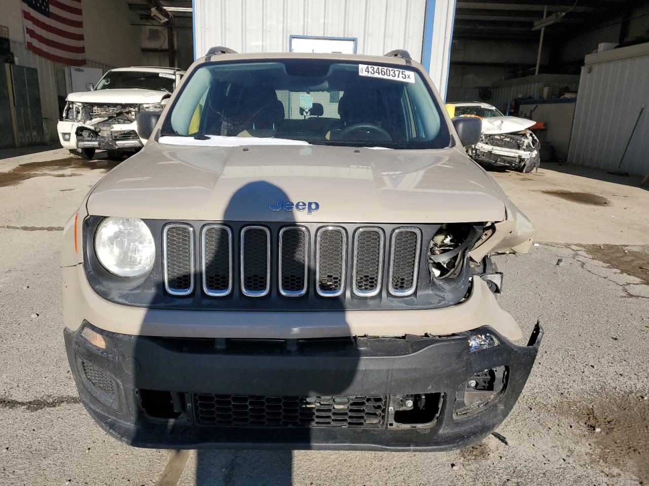 2016 Jeep Renegade VIN ZACCJAAT7GPE29276 Copart auction photo, front end / minor dent/scratches damage thumbnail 5