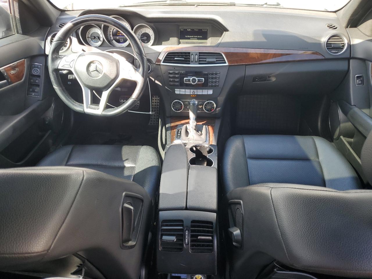 2014 Mercedes-Benz C-klasse VIN WDDGF4HB6EG256612 Copart auction photo, front end damage thumbnail 8