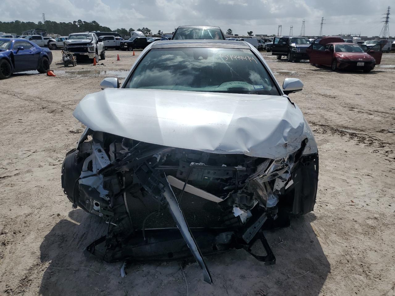 2019 Toyota Camry VIN 4T1B61HK1KU707568 Copart auction photo, front end damage thumbnail 5