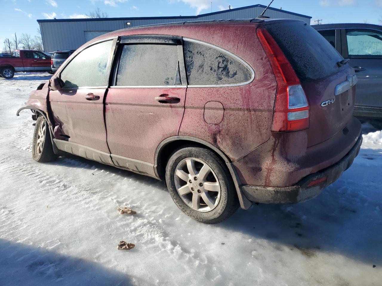 2009 Honda CR-V VIN 5J6RE48769L064745 Copart auction photo, front end / side damage thumbnail 2