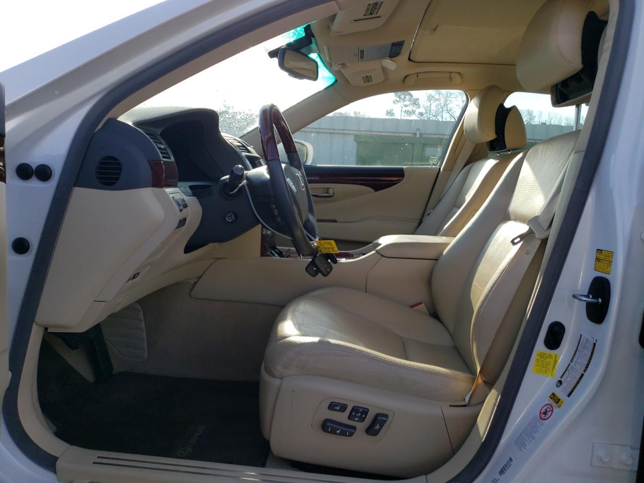 2012 Lexus LS VIN JTHBL5EF4C5108900 Copart auction photo, rear end damage thumbnail 7