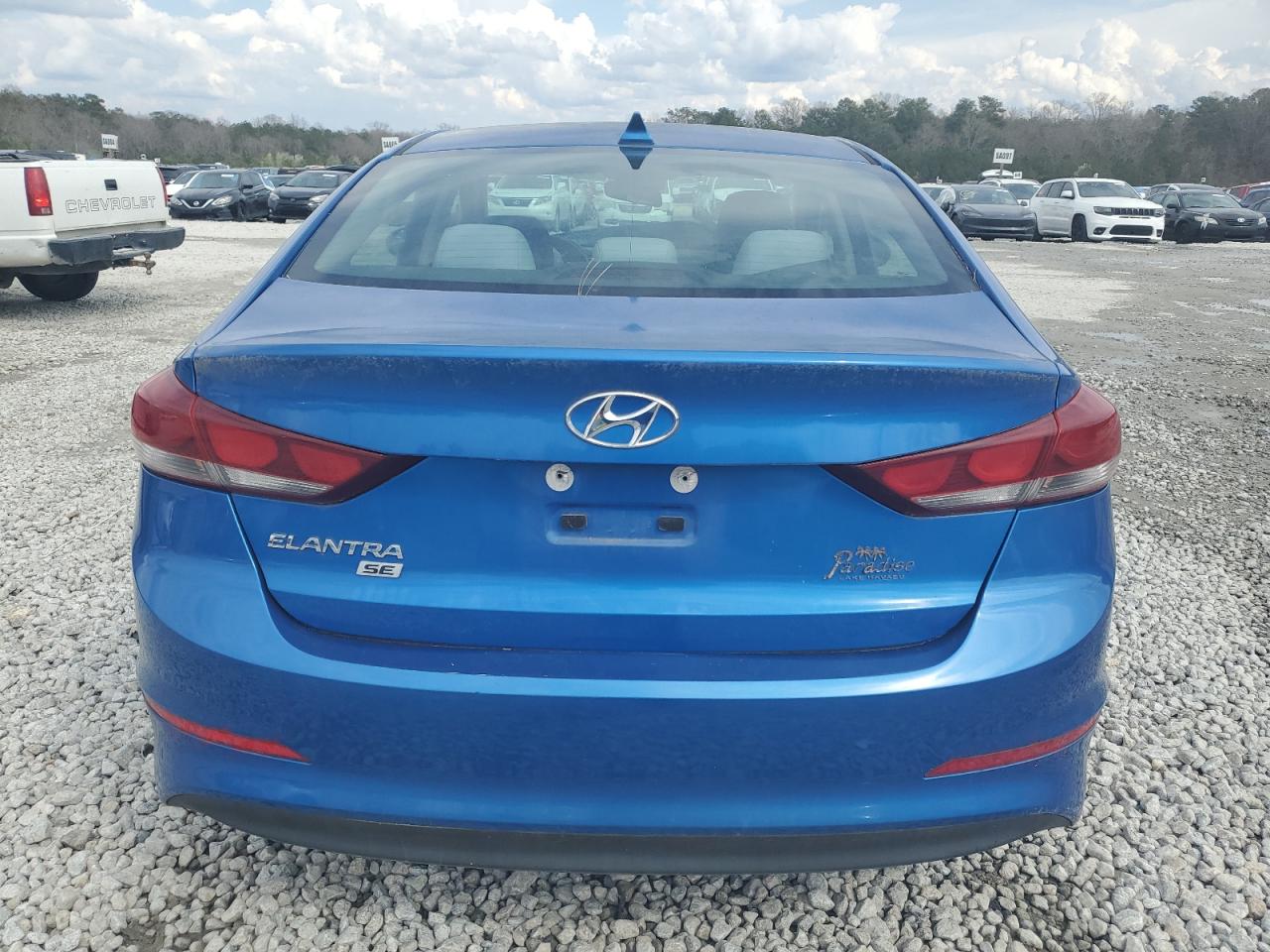 2017 Hyundai Elantra VIN KMHD74LF1HU084849 Copart auction photo, front end damage thumbnail 6