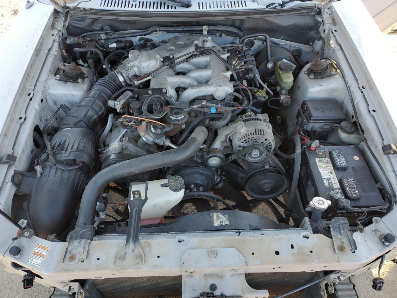 2000 Ford Mustang VIN 1FAFP4043YF207111 Copart auction photo, front end damage thumbnail 11