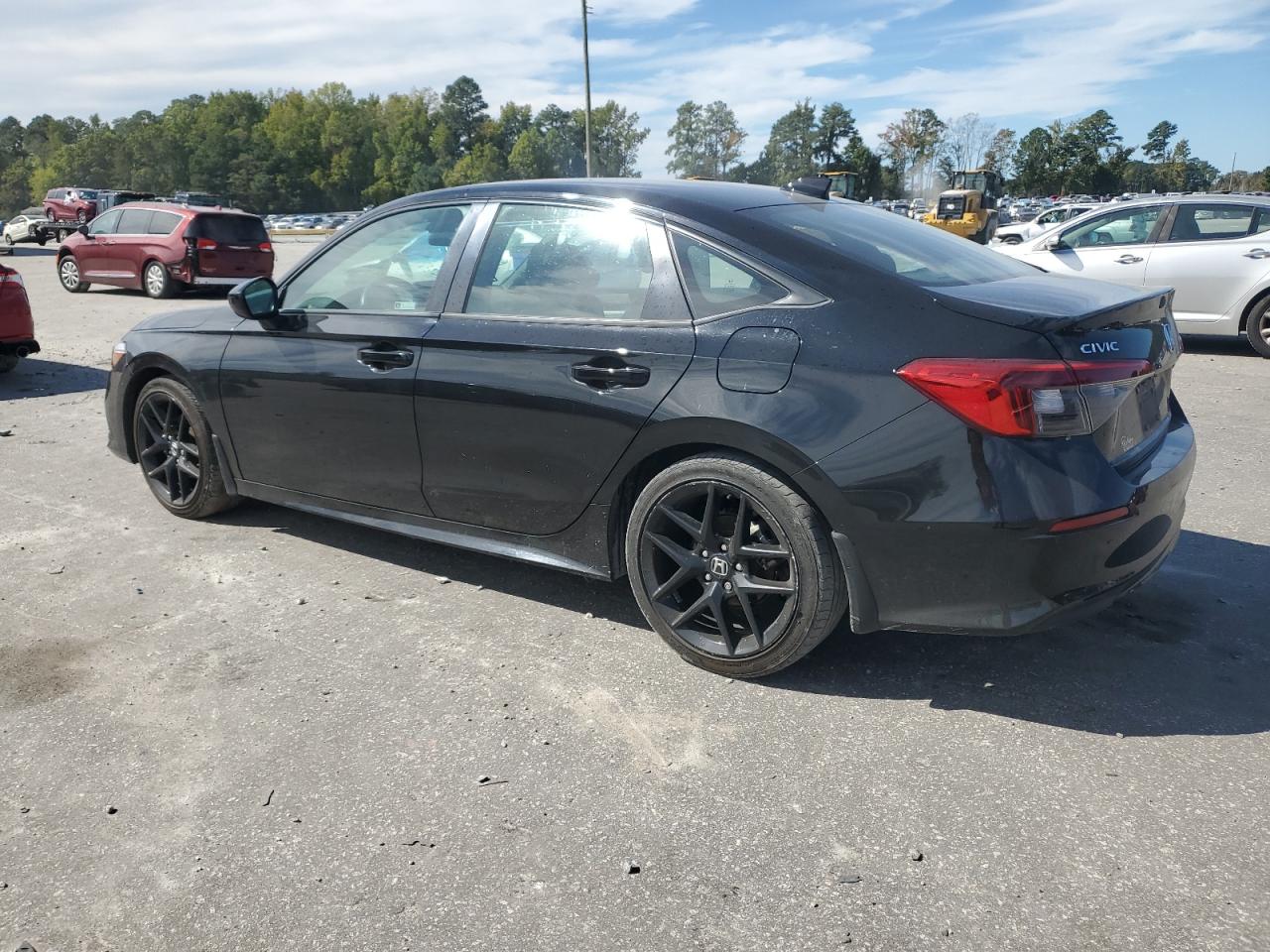 2023 Honda Civic VIN 2HGFE2F59PH520201 Copart auction photo, front end / side damage thumbnail 2