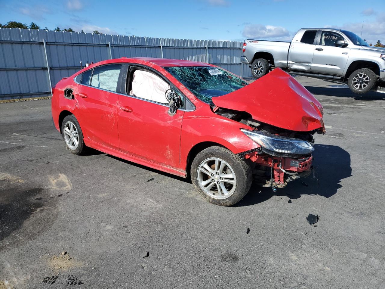 2017 Chevrolet Cruze VIN 1G1BE5SMXH7113473 Copart auction photo, all over damage thumbnail 4