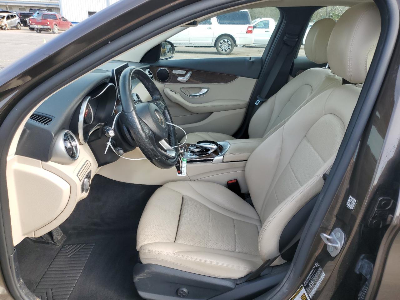 2016 Mercedes-Benz C-klasse VIN 55SWF4JB5GU177377 Copart auction photo, rear end damage thumbnail 7