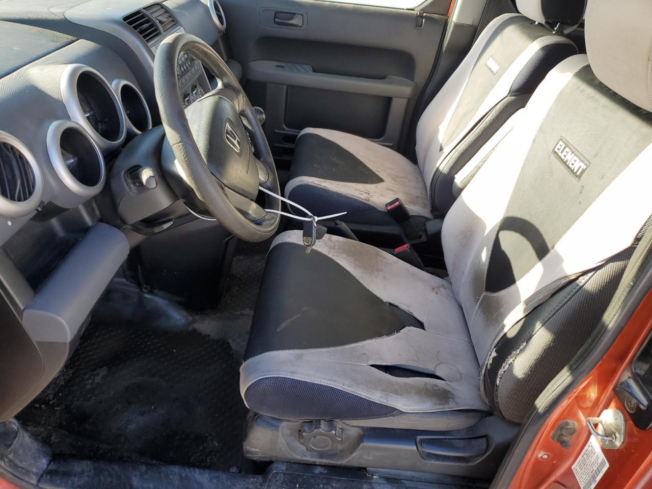 2004 Honda Element VIN 5J6YH27534L036000 Copart auction photo, front end / rear end damage thumbnail 7