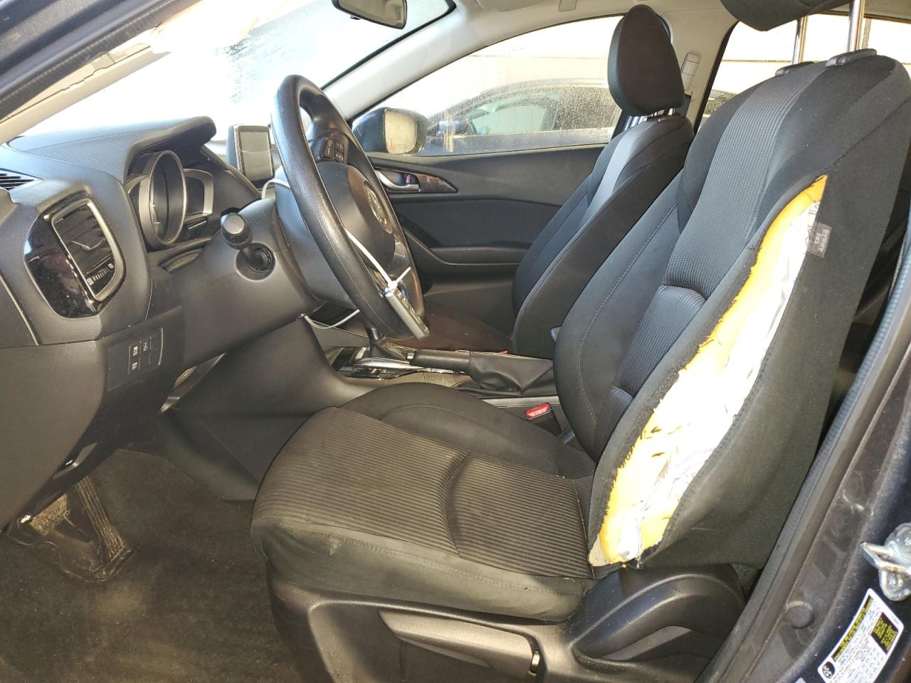 2016 Mazda 3 VIN JM1BM1U75G1300888 Copart auction photo, front end / side damage thumbnail 7