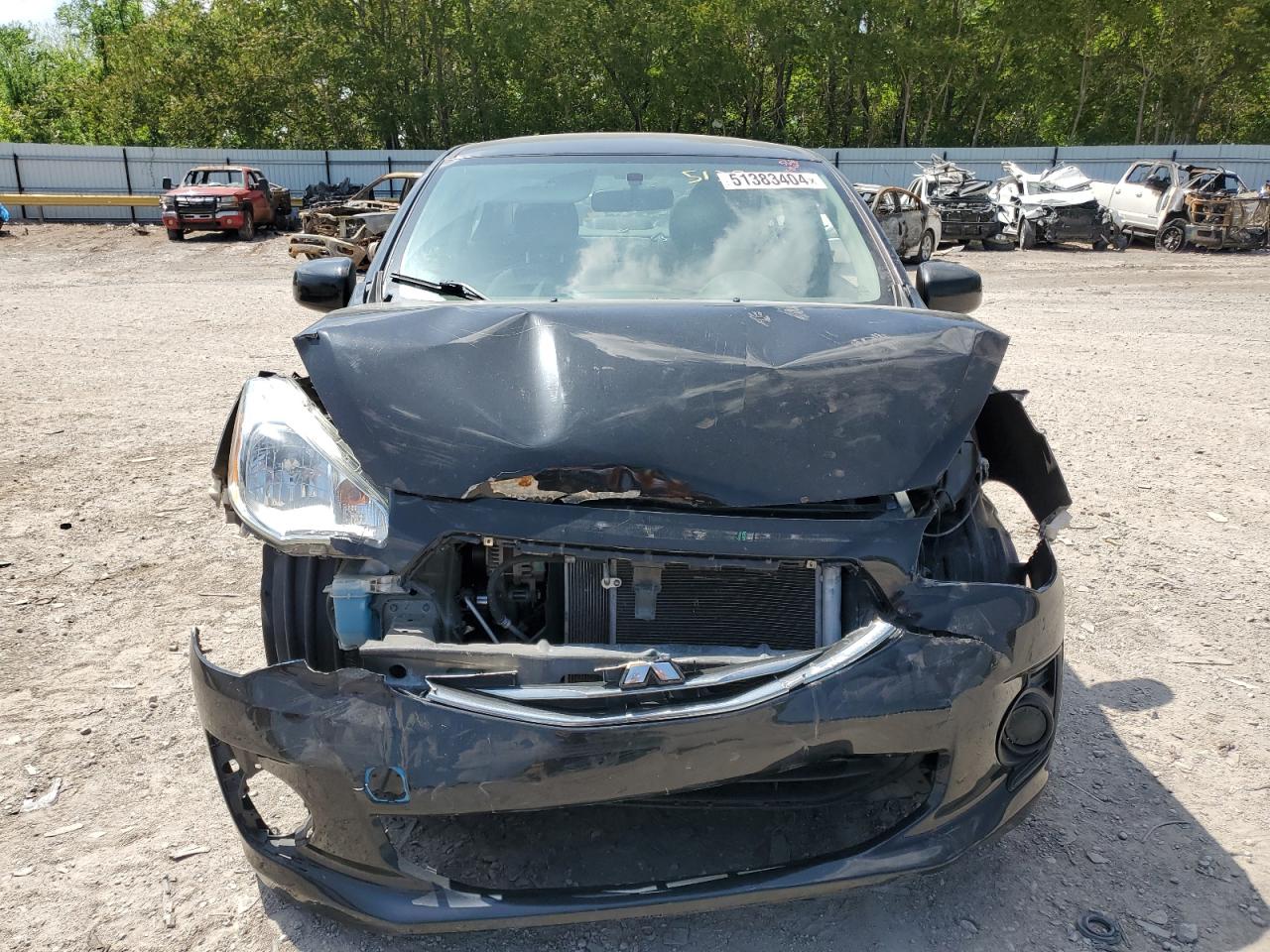 2018 Mitsubishi Mirage VIN ML32F3FJ3JHF16340 Copart auction photo, front end / minor dent/scratches damage thumbnail 5