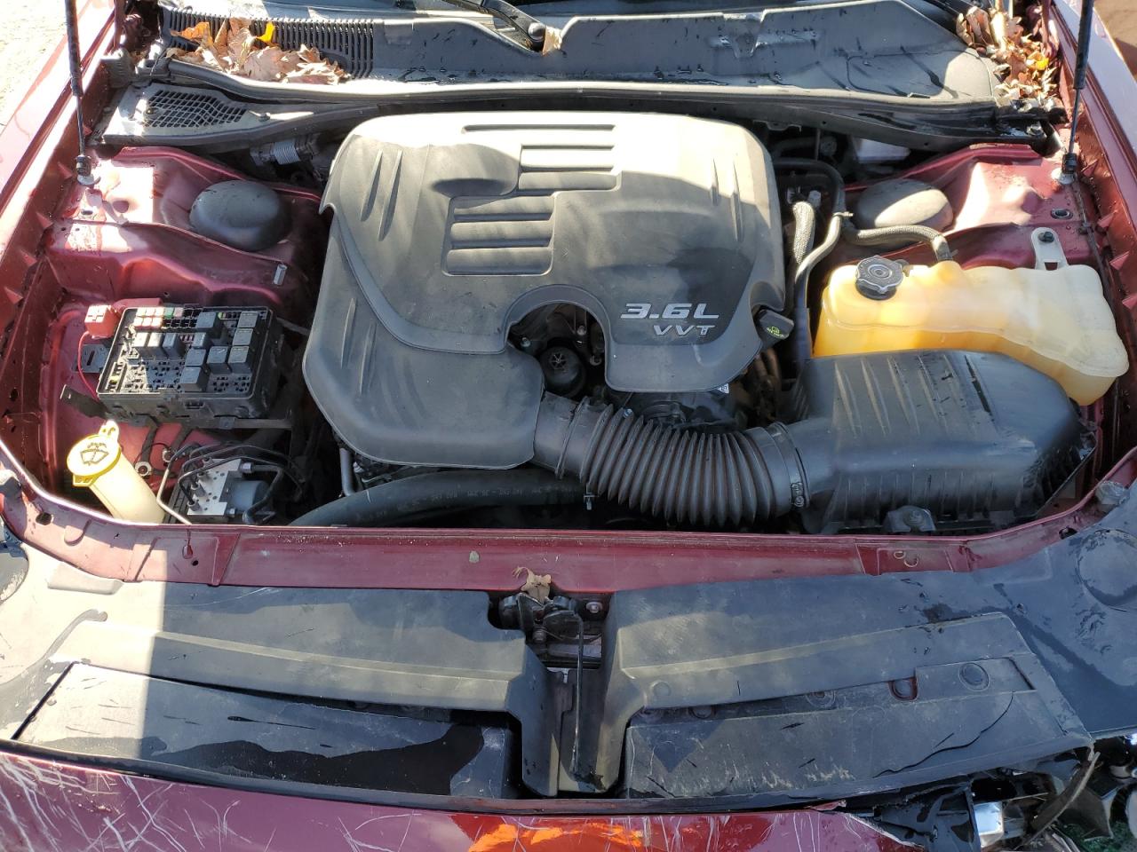 2018 Dodge Challenger VIN 2C3CDZAG5JH322104 Copart auction photo, front end / rollover damage thumbnail 11