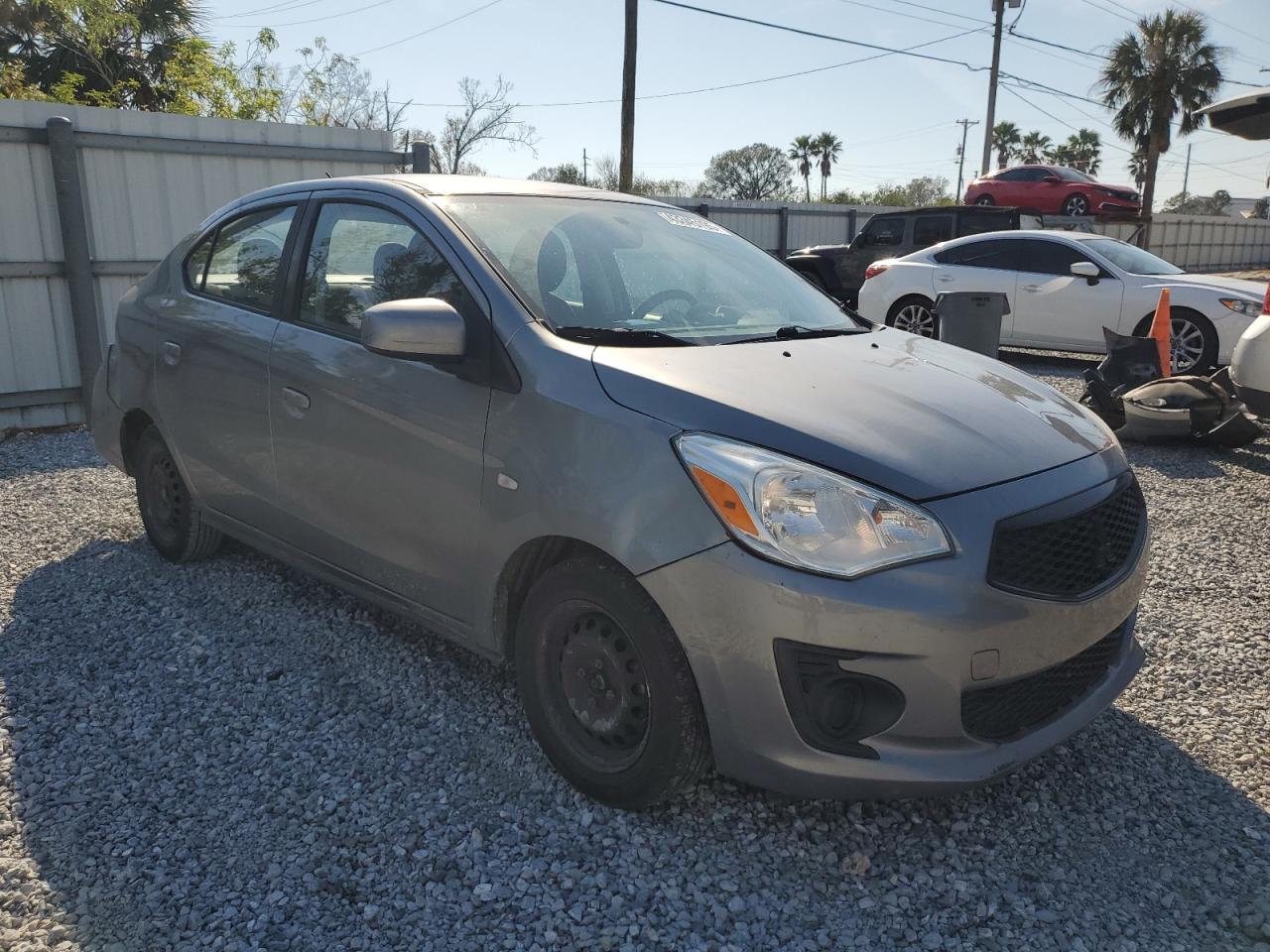 2020 Mitsubishi Mirage VIN ML32F3FJ7LHF10754 Copart auction photo, rear end damage thumbnail 4