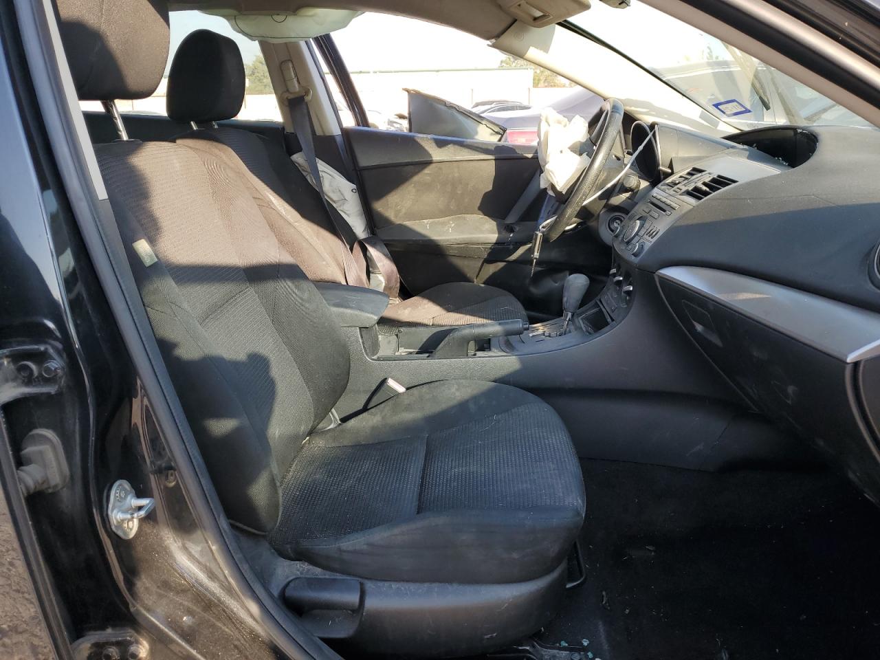2012 Mazda 3 VIN JM1BL1UF9C1524301 Copart auction photo, front end / side damage thumbnail 7