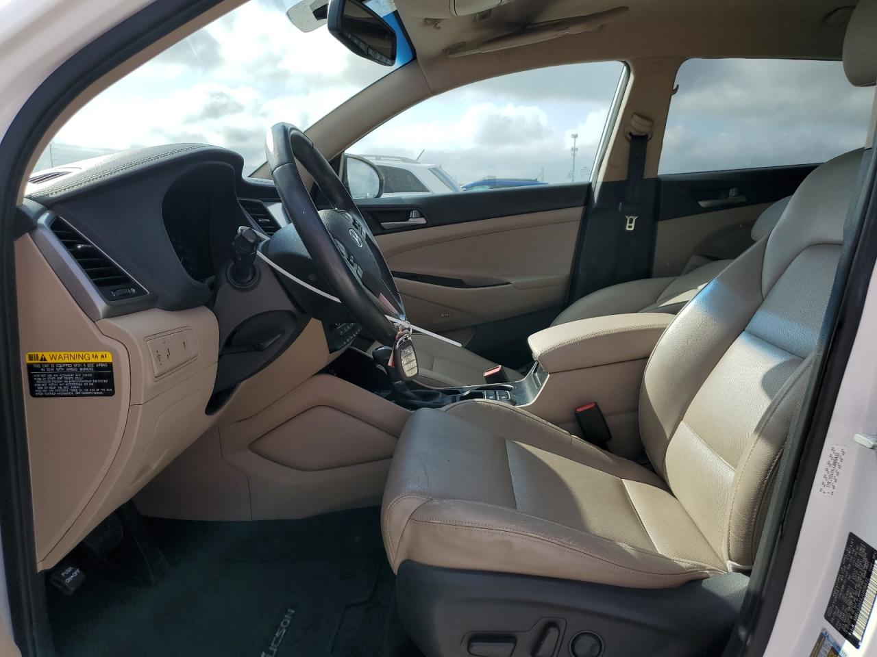 2018 Hyundai Tucson VIN KM8J33A44JU808422 Copart auction photo, rear end damage thumbnail 7