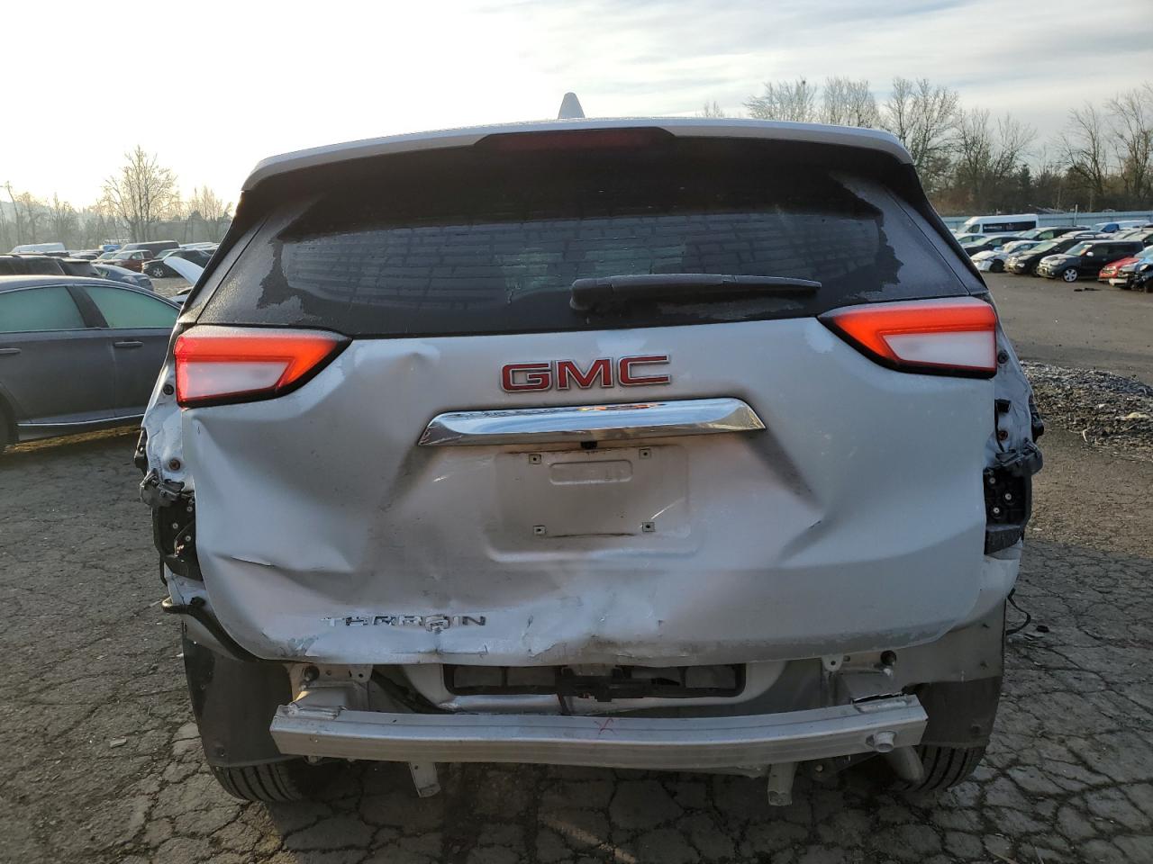 2022 GMC Terrain VIN 3GKALMEV9NL273685 Copart auction photo, rear end / minor dent/scratches damage thumbnail 6