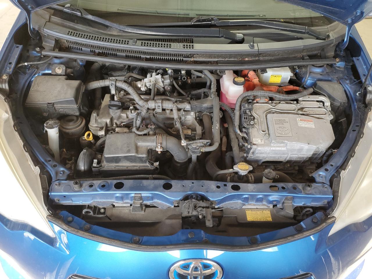 2012 Toyota Prius VIN JTDKDTB34C1519296 Copart auction photo, side / rear end damage thumbnail 11