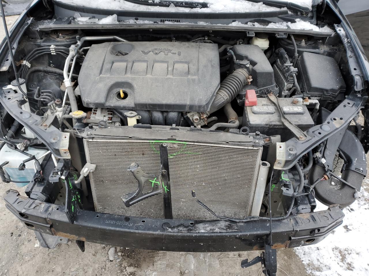 2015 Toyota Corolla VIN 2T1BURHE9FC285474 Copart auction photo, front end / side damage thumbnail 11