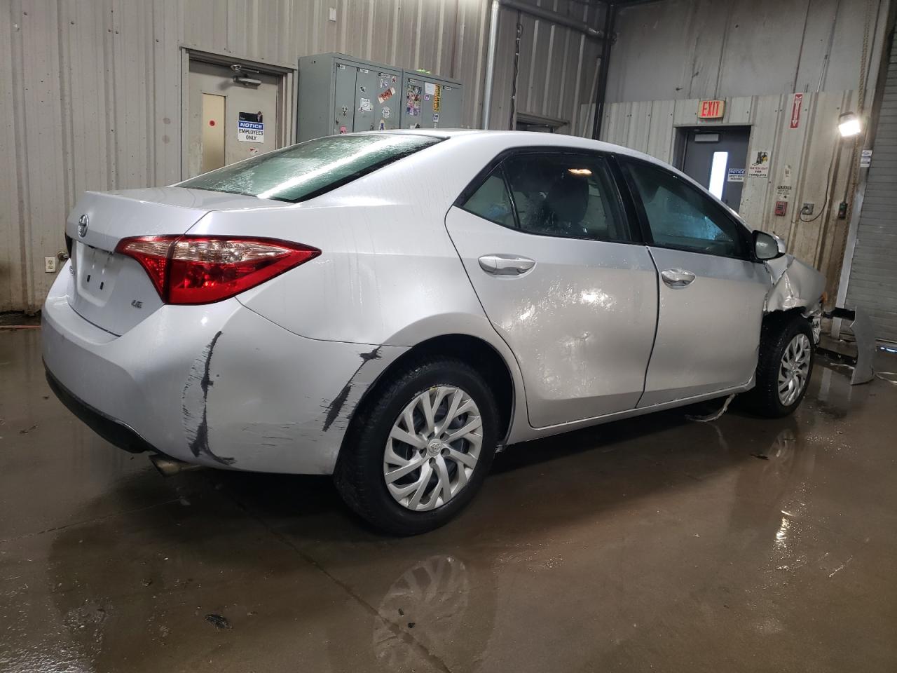 2017 Toyota Corolla VIN 2T1BURHE0HC864310 Copart auction photo, front end / side damage thumbnail 3