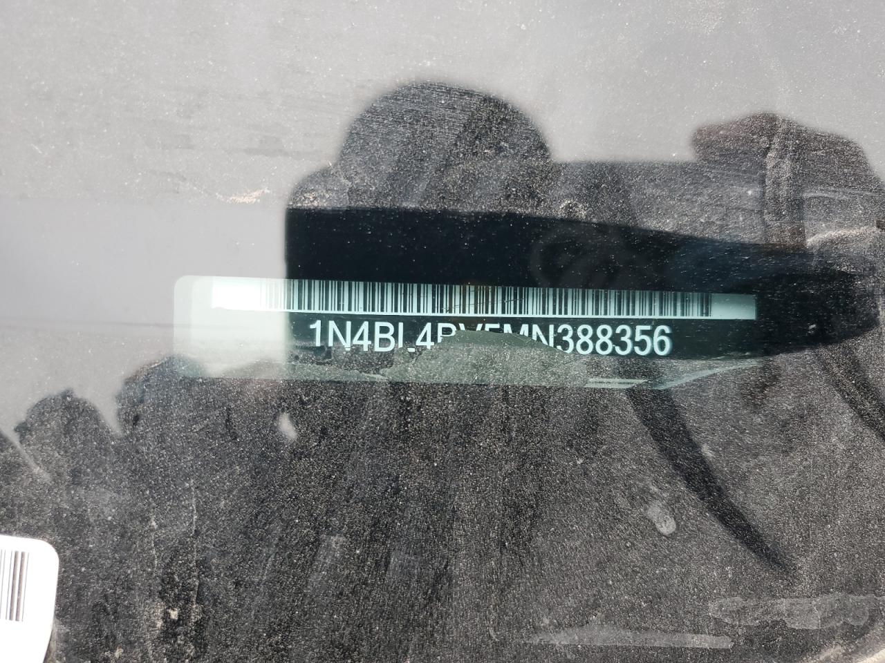 2021 Nissan Altima VIN 1N4BL4BV5MN388356 Copart auction photo, front end / side damage thumbnail 12