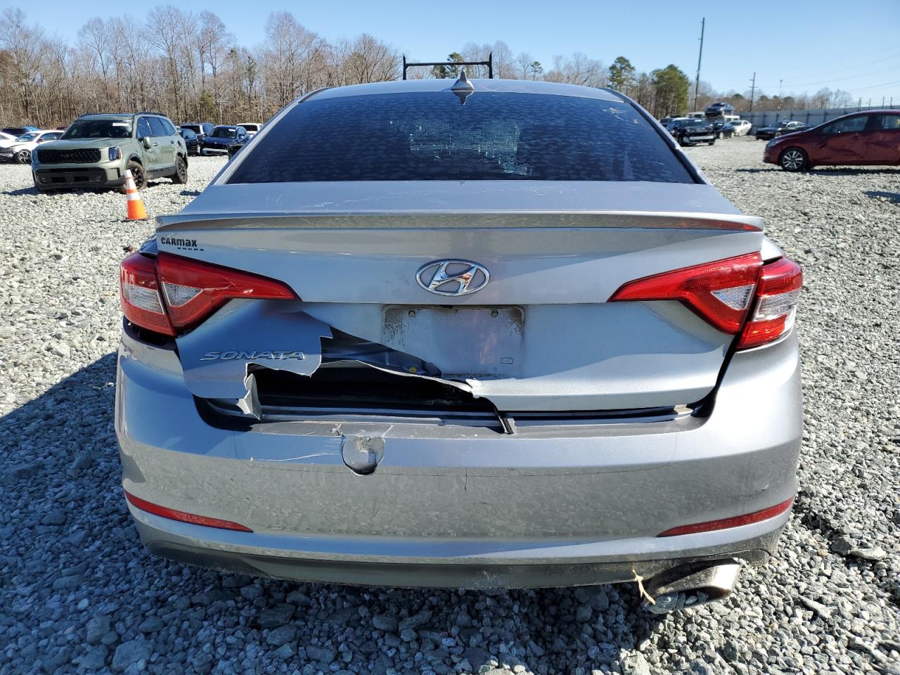 2015 Hyundai Sonata VIN 5NPE24AF4FH238536 Copart auction photo, all over damage thumbnail 6