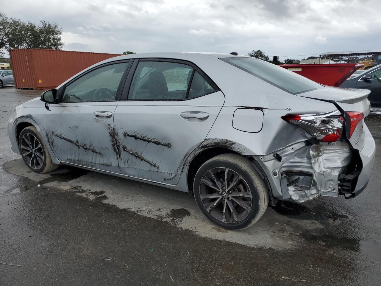 2017 Toyota Corolla VIN 2T1BURHE5HC895021 Copart auction photo, rear end / side damage thumbnail 2