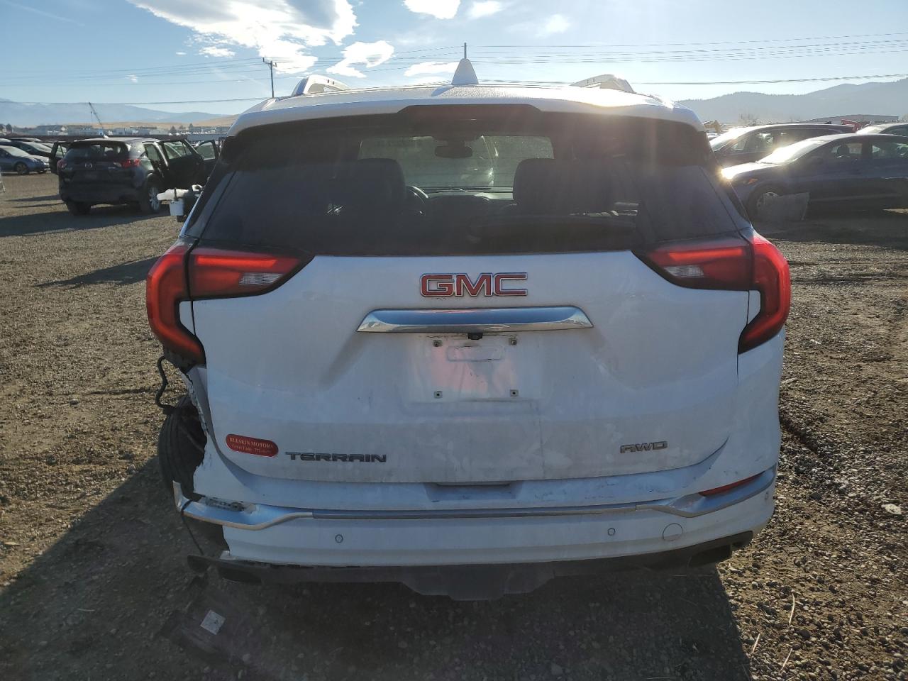 2019 GMC Terrain VIN 3GKALXEX0KL108770 Copart auction photo, rear end / minor dent/scratches damage thumbnail 6